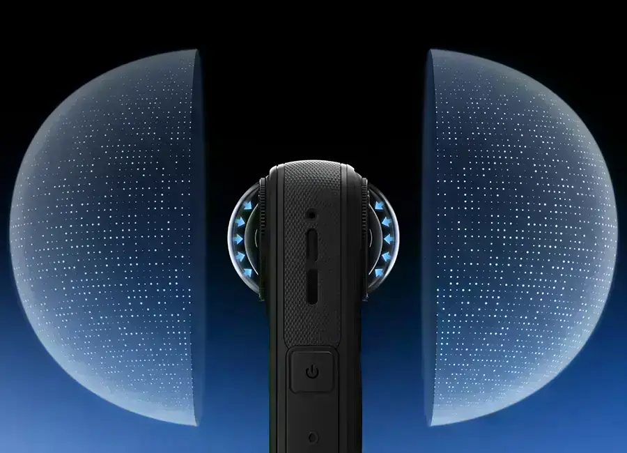Панорамна зйомка з Insta360 X5 та встановленими щитками без спотворень