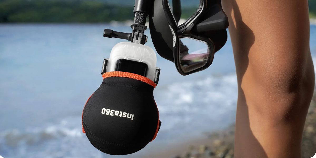 Подводный бокс для 360° съемки Insta360 X6 Invisible Dive Case Pro (CINSBBXG)