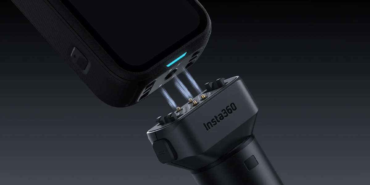 Селфи-монопод со встроенным аккумулятором Insta360 X6 Power Selfie Stick (CINSBBXP)