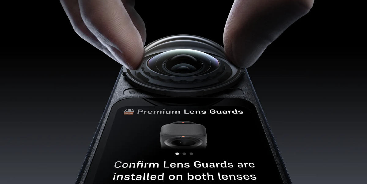 Премиальная защита объективов Insta360 X6 Premium Lens Guards (CINSBBXE)