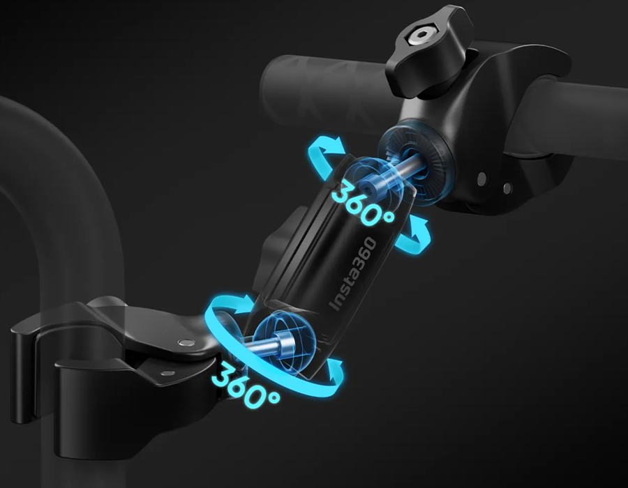 Тримач для моноподу на мотоцикл Insta360 Motorcycle Selfie Stick Support Clamp (CINSBAVF)