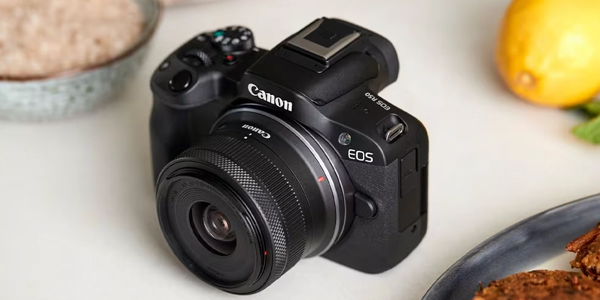 Фотоаппарат Canon EOS R50 kit [RF-S 18-45mm] IS STM + RF-S 55-210mm] IS STM - Black (5811C034)