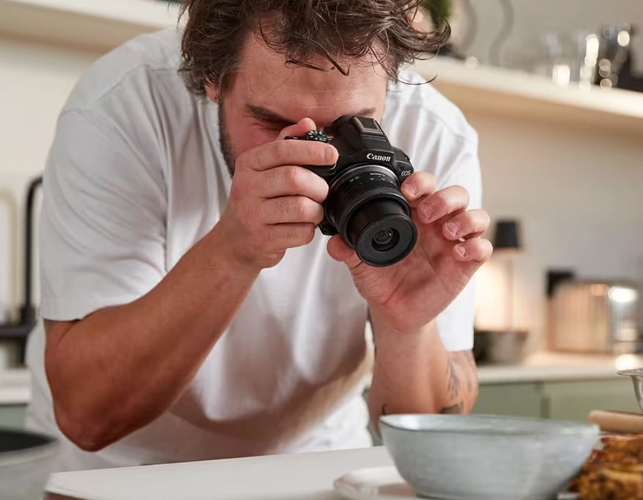 Фотоаппарат Canon EOS R50 kit [RF-S 18-45mm] IS STM + RF-S 55-210mm] IS STM - Black (5811C034)