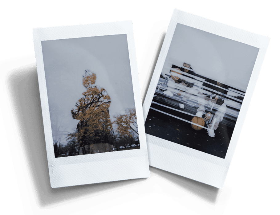 Приклад подвійної експозиції на Fujifilm Instax Mini 99