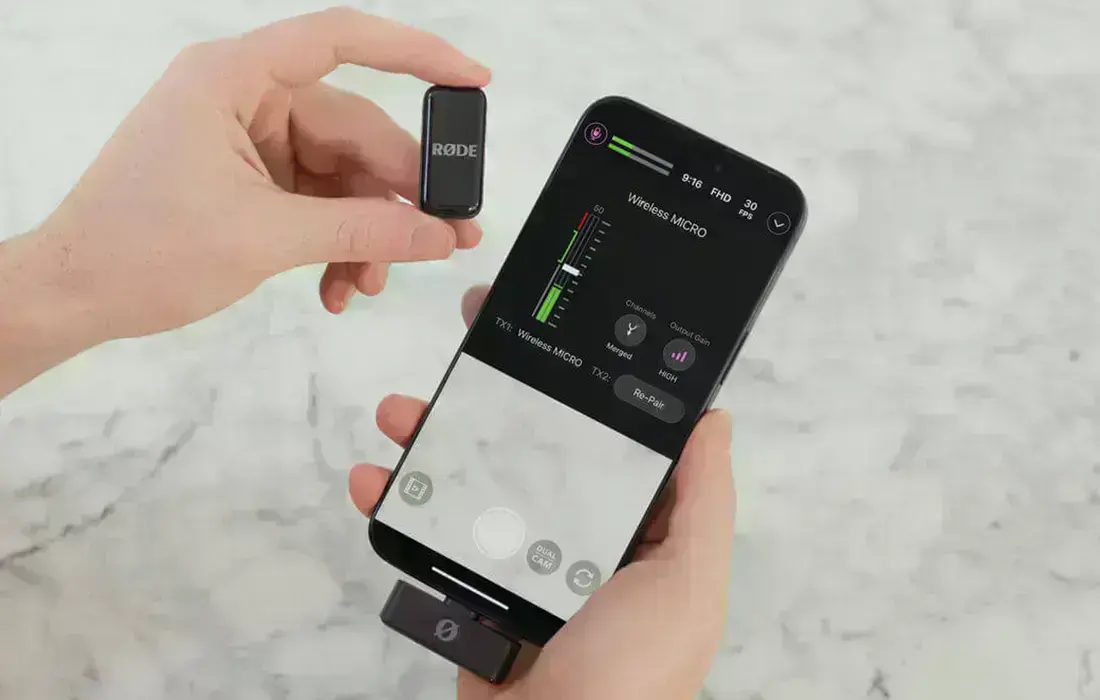 RODE Wireless Micro — бездротове підключення мікрофона до смартфона