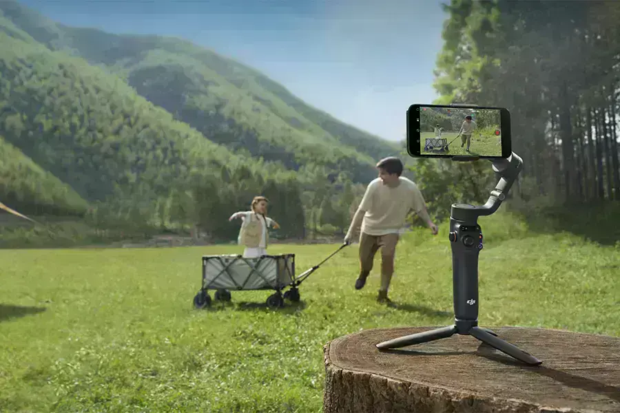DJI Osmo Mobile 6 стабильное отслеживание объекта с помощью ActiveTrack