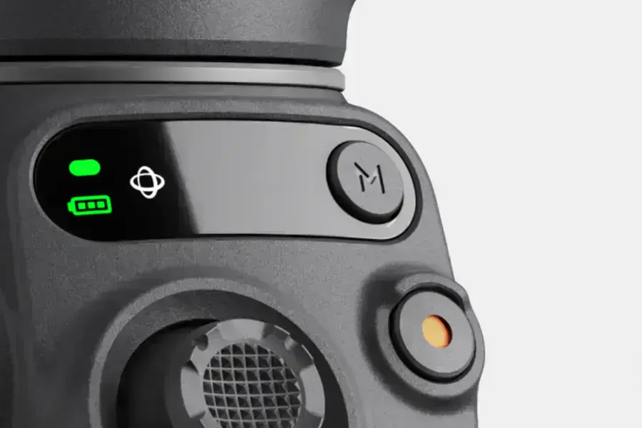 DJI Osmo Mobile 6 панель состояния и переключение режимов