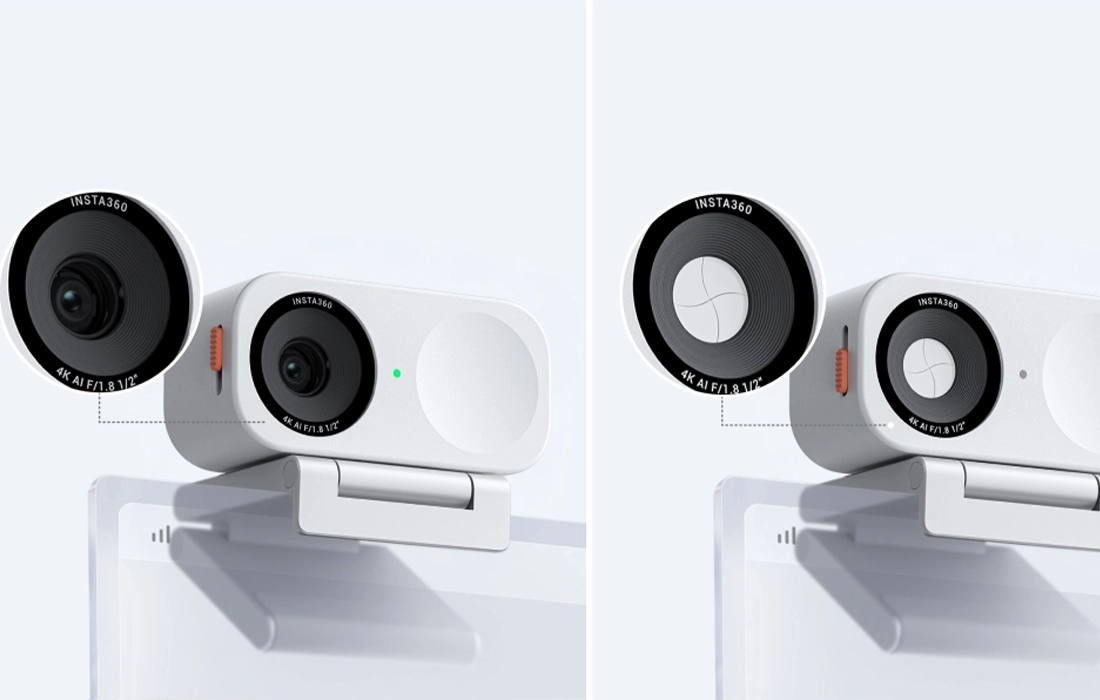 Insta360 link 2c з захисною шторкою