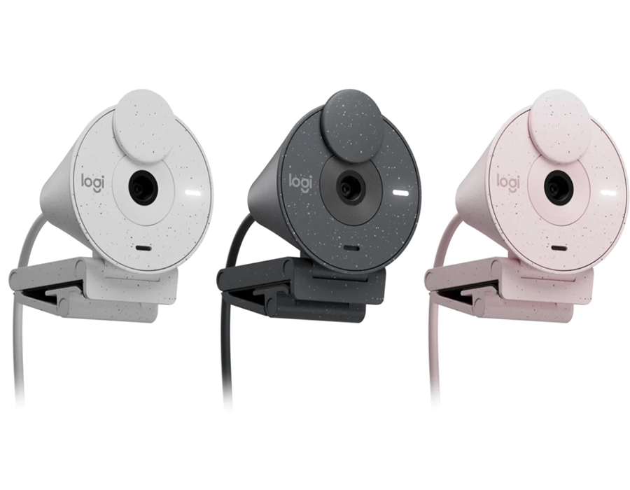 Logitech Brio 300 доступна в кількох кольорах для вираження індивідуальності