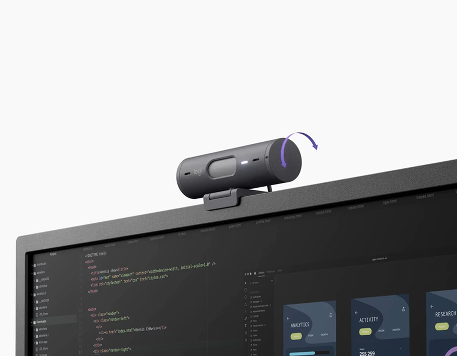 Веб-камера Logitech Brio 505 - Graphite (960-001459)