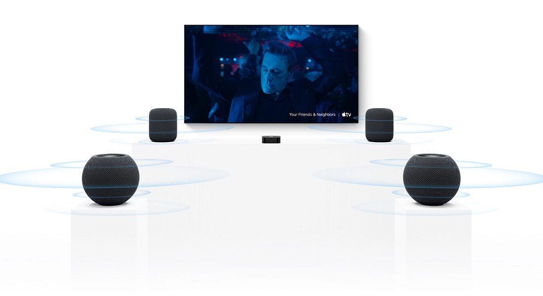 Медіаплеєр Apple TV 4K 4th Gen [2026] 128GB Wi-Fi + Ethernet (MLFF4) EU Plug