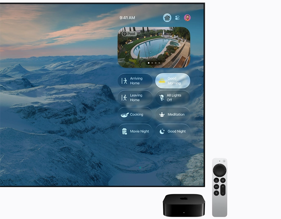 Медіаплеєр Apple TV 4K 4th Gen [2026] 128GB Wi-Fi + Ethernet (MLFF4) EU Plug