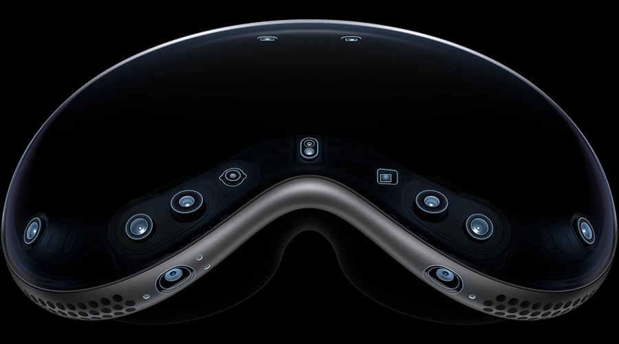 Apple Vision Pro M5 сенсорний масив із камерами для 3D-картографування та відстеження жестів