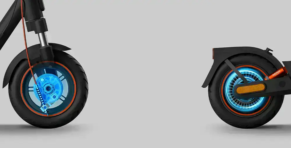 Подвійна гальмівна система Xiaomi Electric Scooter 5 Max