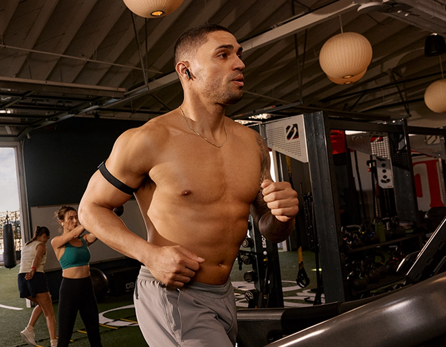 Ремінець на біцепс WHOOP CoreKnit Bicep Band | Jet Black - L/XL для WHOOP 5.0/MG (810114362839)