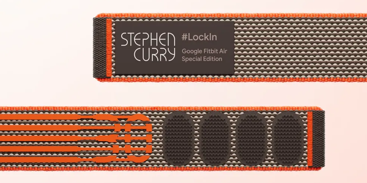 Фитнес-трекер Google Fitbit Air [Special Edition Stephen Curry] - Rye