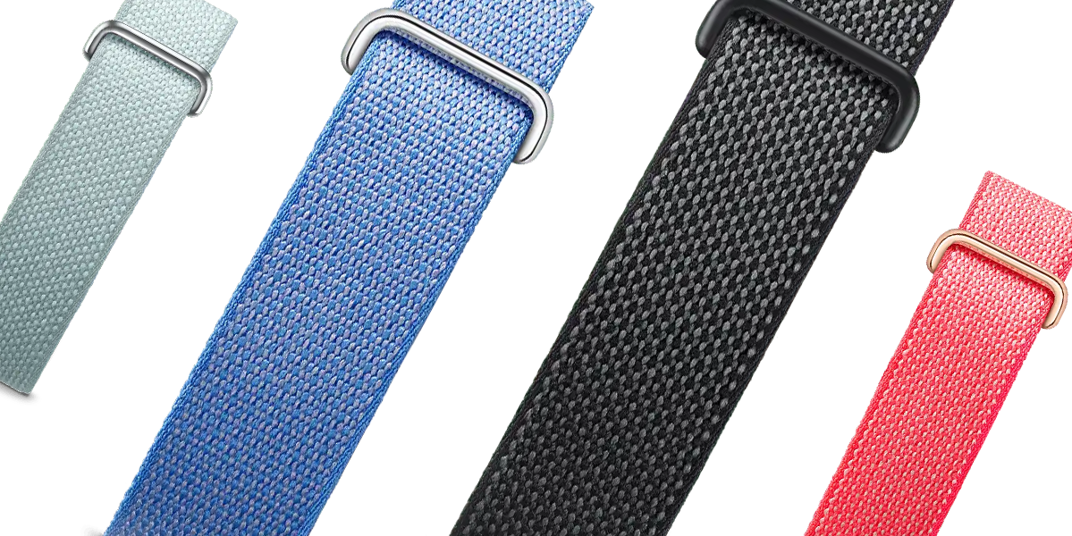 Ремешок Google Performance Loop Band для Fitbit Air - Obsidian / Matte Black Stainless Steel Clasp (GA11065-WW)