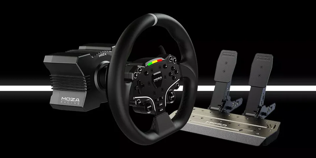 Ігровий комплект MOZA Racing R5 Racing Bundle - кермо та педалі для PC (RS20)