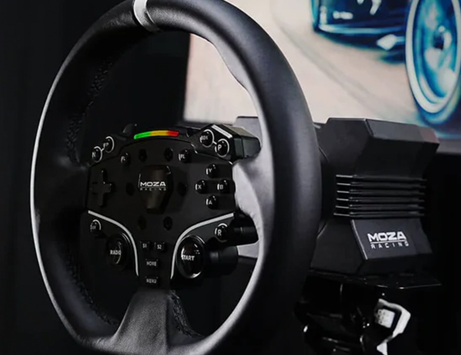 Ігровий комплект MOZA Racing R5 Racing Bundle - кермо та педалі для PC (RS20)