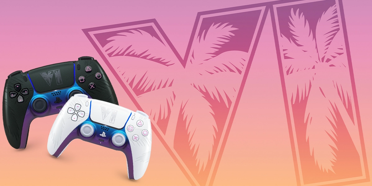Бездротовий геймпад Sony DualSense - Grand Theft Auto VI White Limited Edition