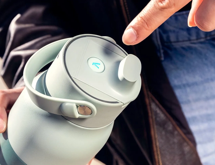 Розумна пляшка для води з функцією очищення LARQ Bottle PureVis 2 - 34 oz/1000ml with Essential Bottle Filter - Obsidian Black