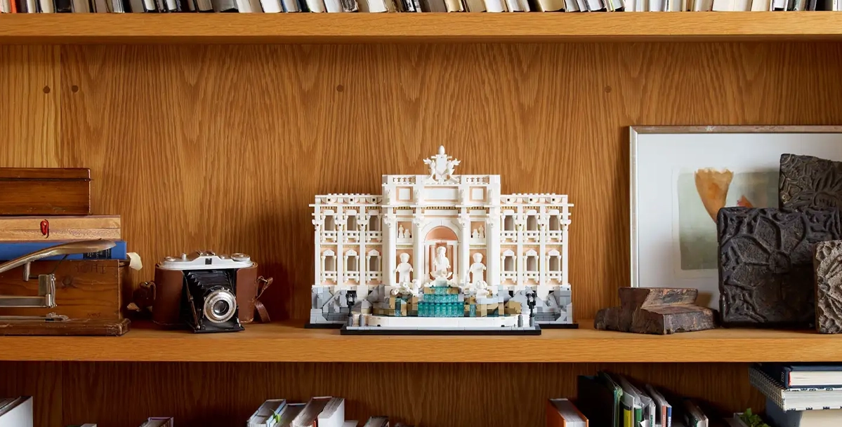 LEGO Architecture Фонтан Треві — загальний вигляд зібраної моделі