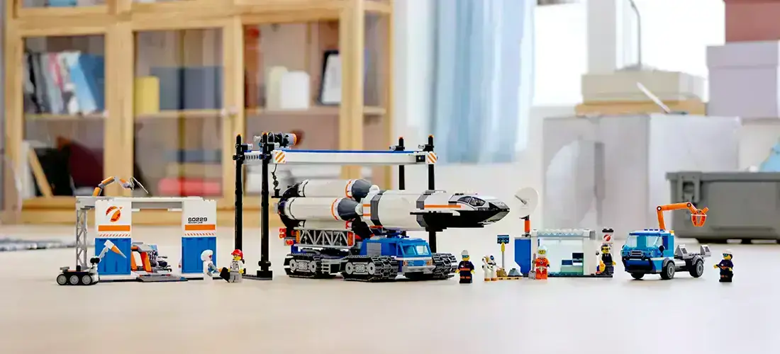 LEGO 60229 – лабораторія з марсоходом, краном, супутниковою антеною та командним центром