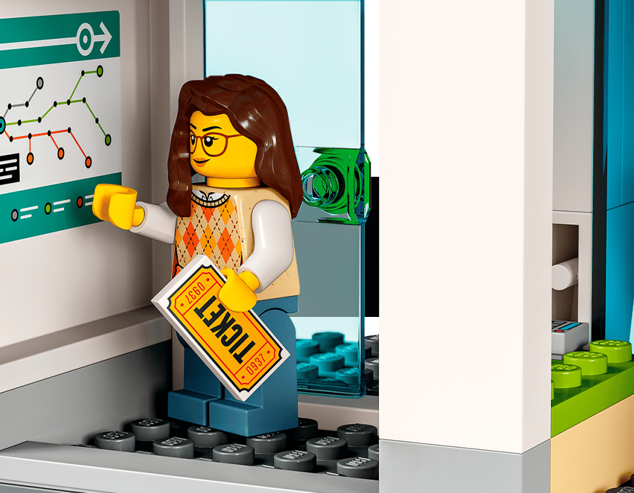 Блоковий конструктор LEGO City Залізнична станція (60335)