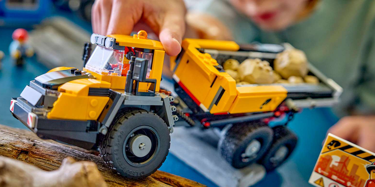 Блоковий конструктор LEGO City Самоскид і фронтальний ковшовий навантажувач (60494)