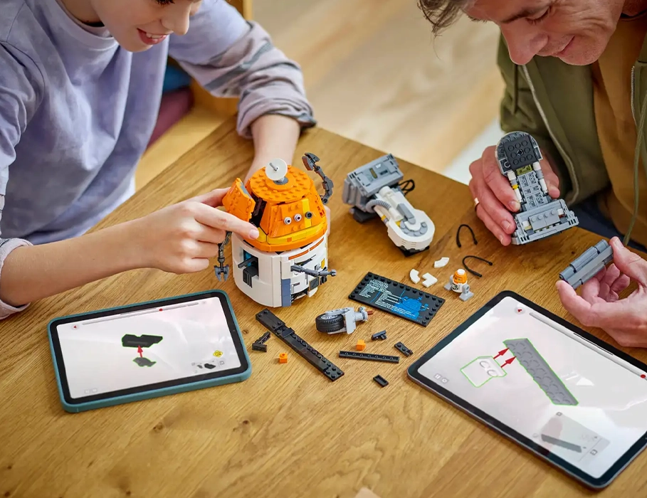 LEGO Star Wars 75416: сборка дроида Чоппера в приложении LEGO Builder