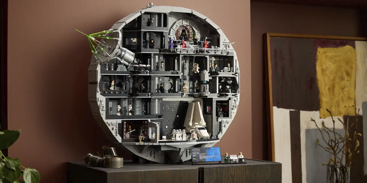 LEGO Star Wars UCS Звезда Смерти — общий вид модели