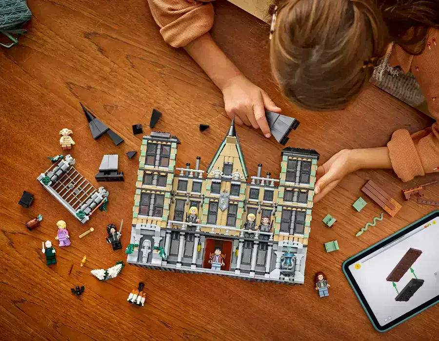 LEGO Builder – использование приложения для сборки модели усадьбы Малфоев
