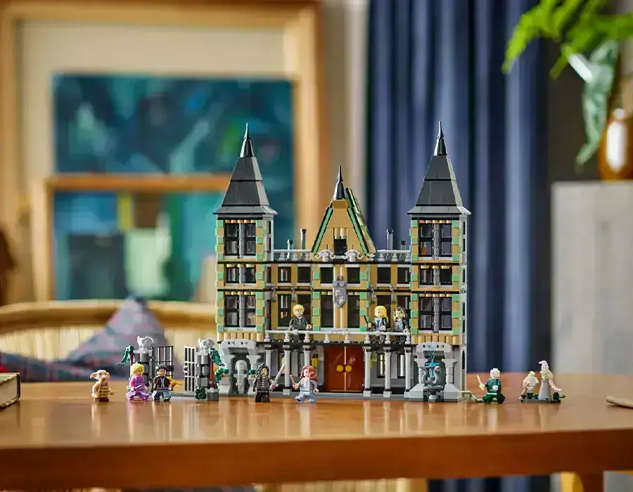 LEGO Harry Potter 76453 – игровая сцена в интерьере усадьбы с волшебниками