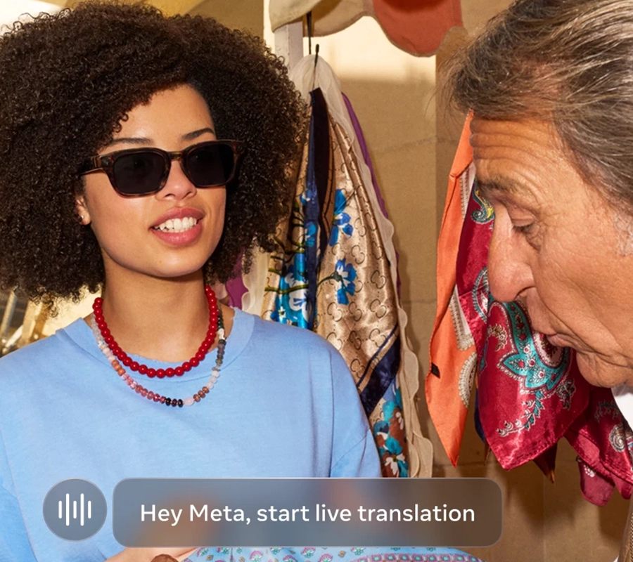 Смарт-окуляри Meta Nova Small Sage Frame / Clear to Emerald Transitions Lenses