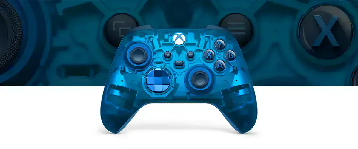 Xbox Wireless Controller Sky Cipher Special Edition з прозорим синім дизайном