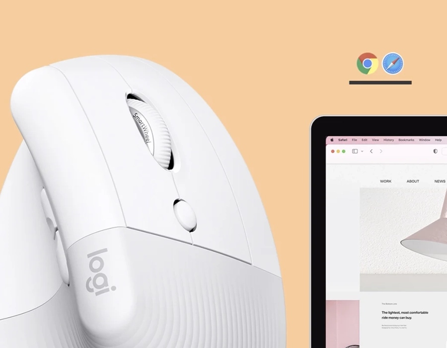 Миша Logitech Lift Vertical Ergonomic Mouse - Graphite (910-006473)