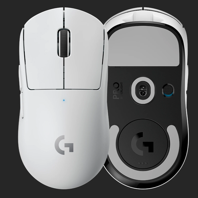 Миша Logitech G Pro X LIGHTSPEED з підсвічуванням, вигляд зверху