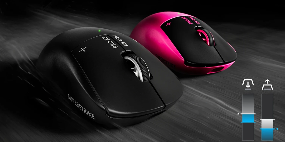 Миша Logitech G PRO X3 SUPERSTRIKE - Magenta Eclipse (910-007827, 910-007870, 910-007826)