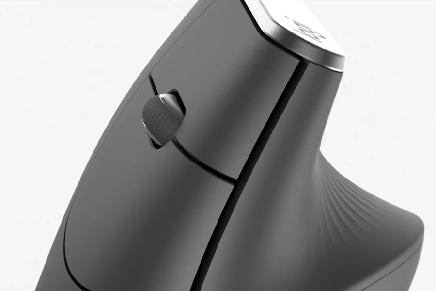 Резиновое покрытие мыши Logitech MX Vertical для удобного хвата