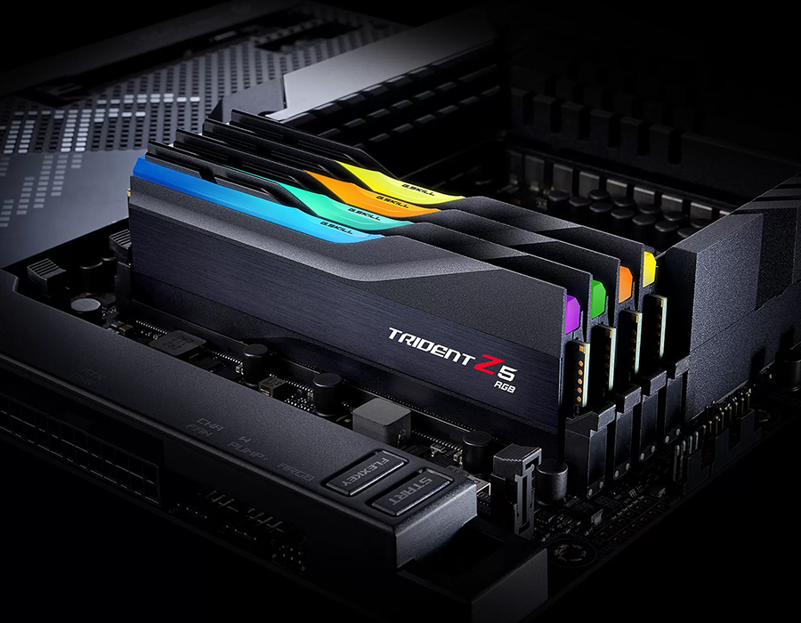 Оперативна пам'ять G.Skill Trident Z5 RGB DDR5 32GB 2×16GB 6000 MHz CL30 (F5-6000J3040F16GX2-TZ5RK)