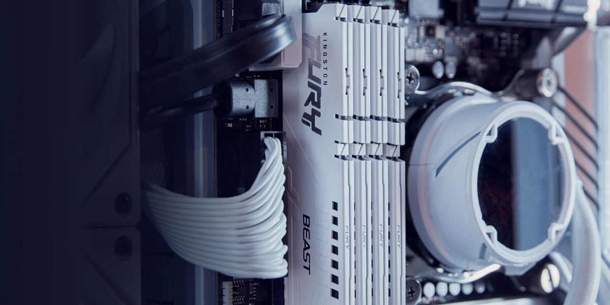Оперативна пам'ять Kingston FURY Beast DDR5 16GB 2×8GB 6000 MHz CL40 (KF560C40BBK2-16)