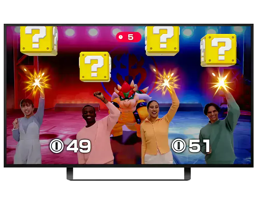 Гравець зображений у грі з камери Nintendo Switch 2