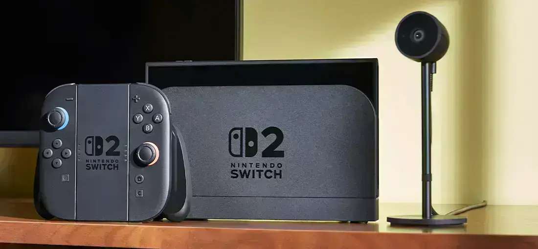 Камера Nintendo Switch 2, підключена до системи