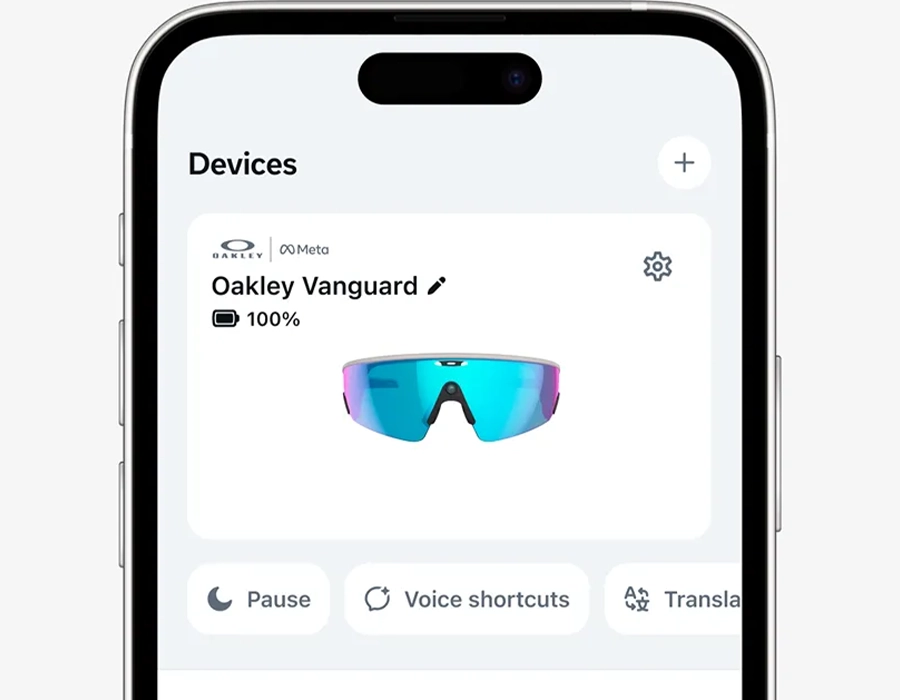 Oakley Meta Vanguard - приложение Meta AI для управления и настройки очков