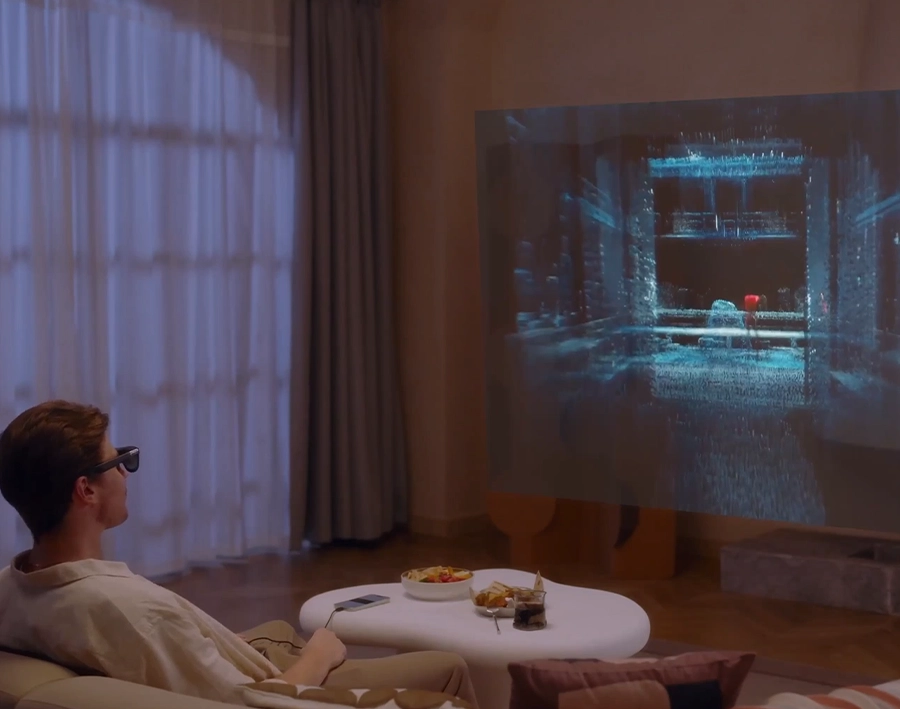 XREAL One Pro с камерой XREAL Eye для съёмки и сохранения фото