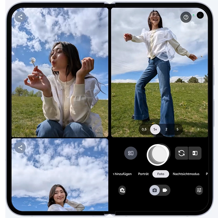 Камера Google Pixel 10 Pro Fold з 5-кратним телеоб'єктивом та 20-кратним зумом