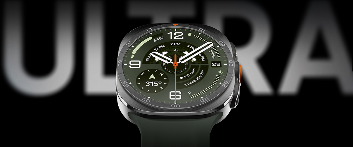 Смарт-годинник Samsung Galaxy Watch Ultra2 Titanium Grey 47mm LTE with Black Marine Band - S/M/L (SM-L715FZKA)