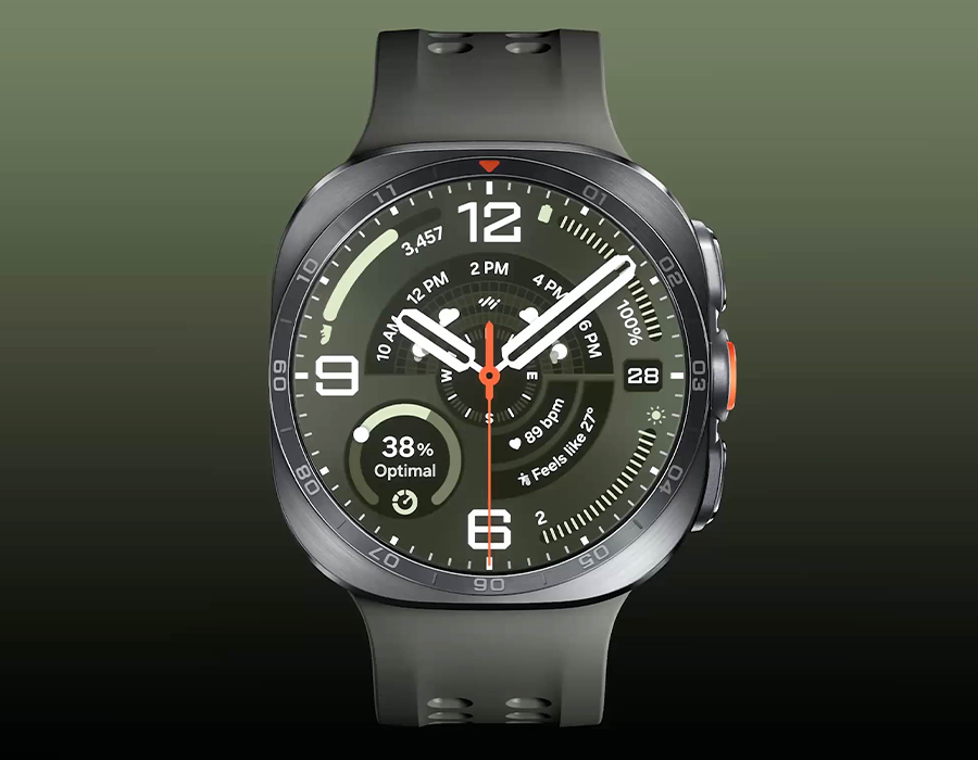 Смарт-годинник Samsung Galaxy Watch Ultra2 Titanium Grey 47mm LTE with Black Marine Band - S/M/L (SM-L715FZKA)