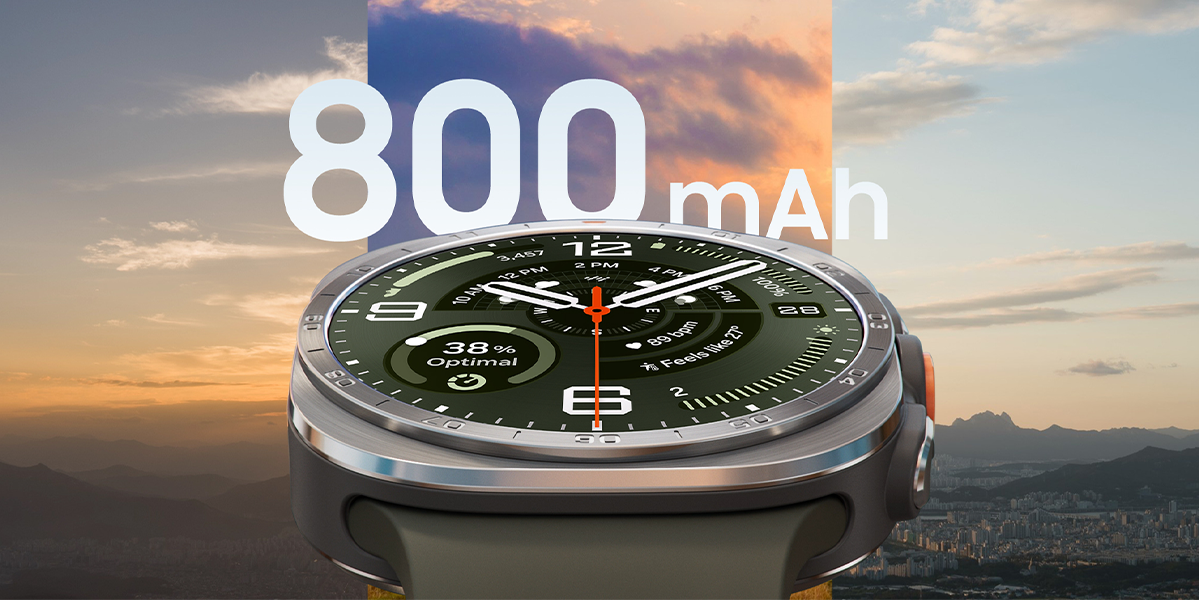 Смарт-годинник Samsung Galaxy Watch Ultra2 Titanium Grey 47mm LTE with Black Marine Band - S/M/L (SM-L715FZKA)