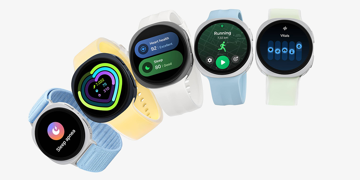Смарт-часы Samsung Galaxy Watch9 Graphite Bluetooth 40mm with Black Sport Band - S/M (SM-L340NZKA)
